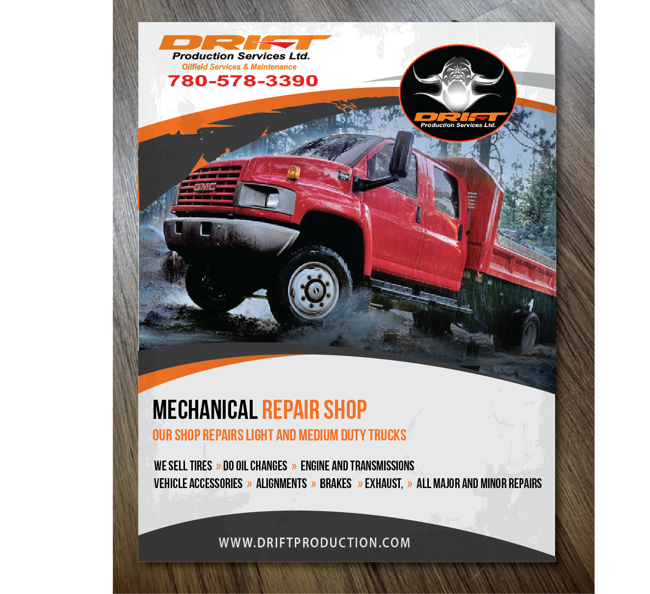 Flyer Design by alex989 for drift production services | Design #8415283