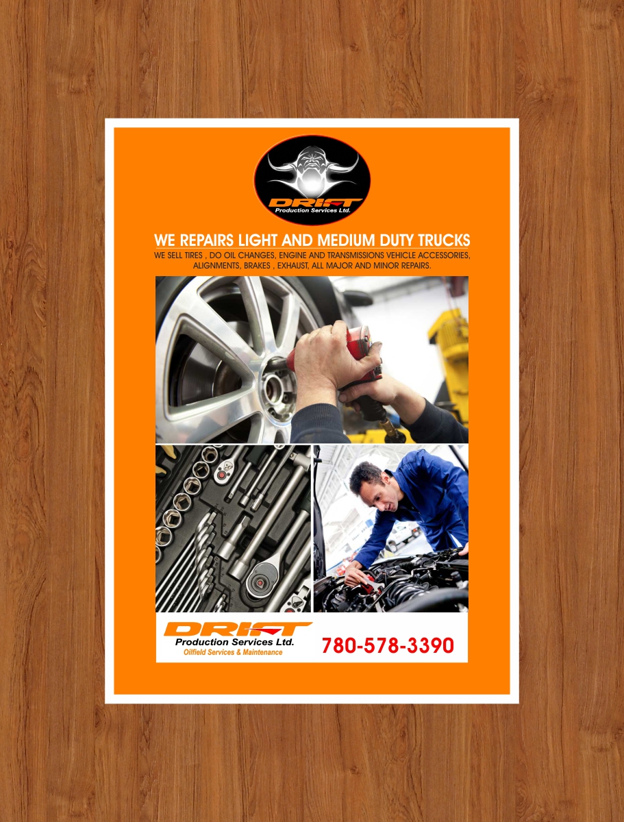Flyer Design by creativeride for drift production services | Design #8401994
