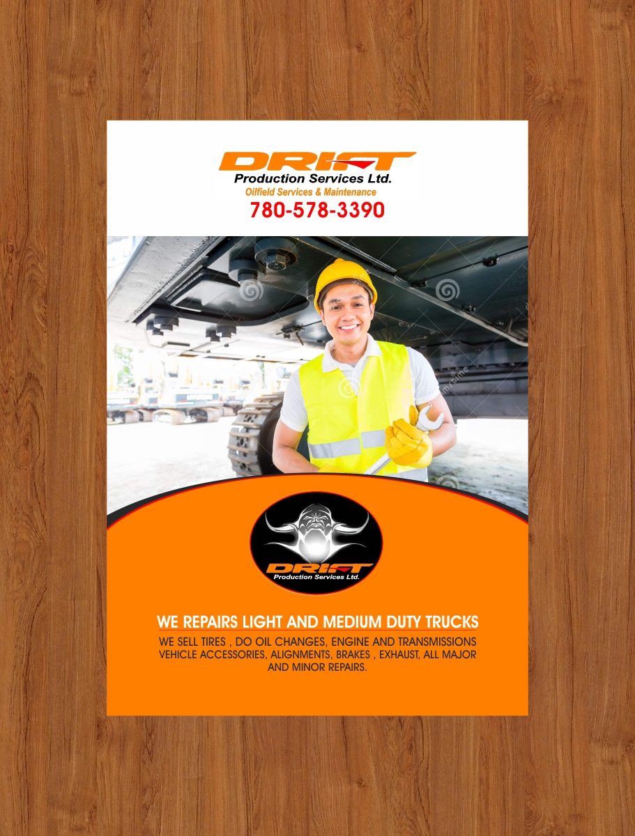 Flyer Design by creativeride for drift production services | Design #8402013