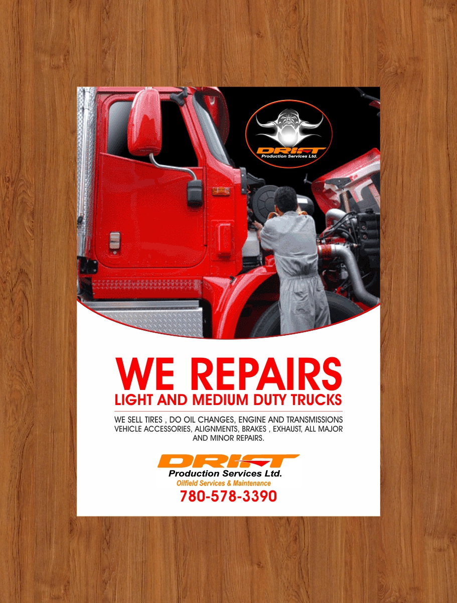 Flyer Design by creativeride for drift production services | Design #8402159