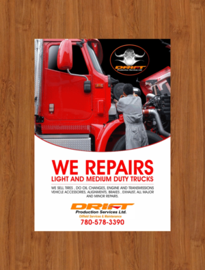 Flyer Design by creativeride for drift production services | Design: #8402159