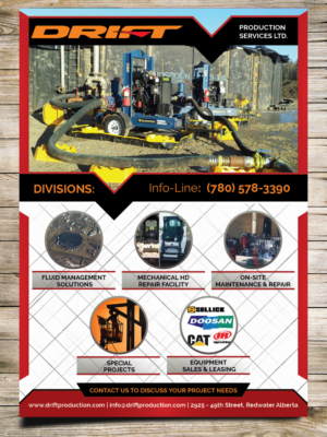 Flyer Design by Masha K for drift production services | Design #8399266