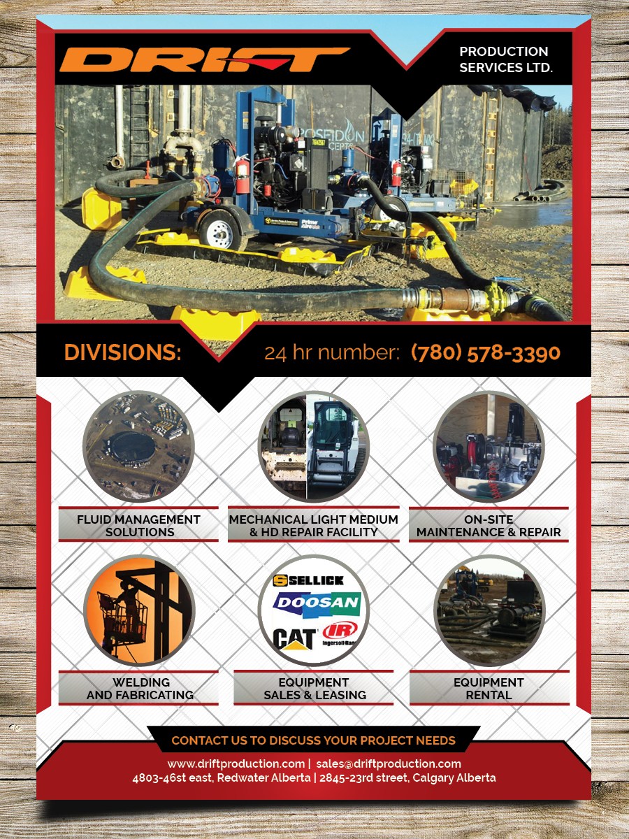Flyer Design by Masha K for drift production services | Design #8409949