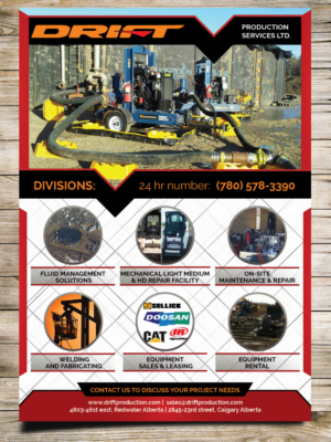 Flyer Design by Masha K for drift production services | Design: #8409949