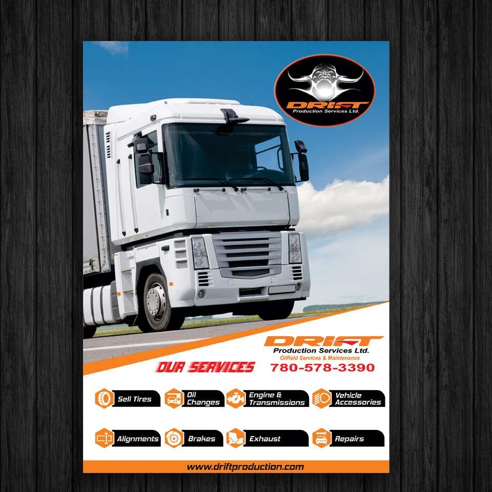 Flyer Design by ecorokerz for drift production services | Design #8398364