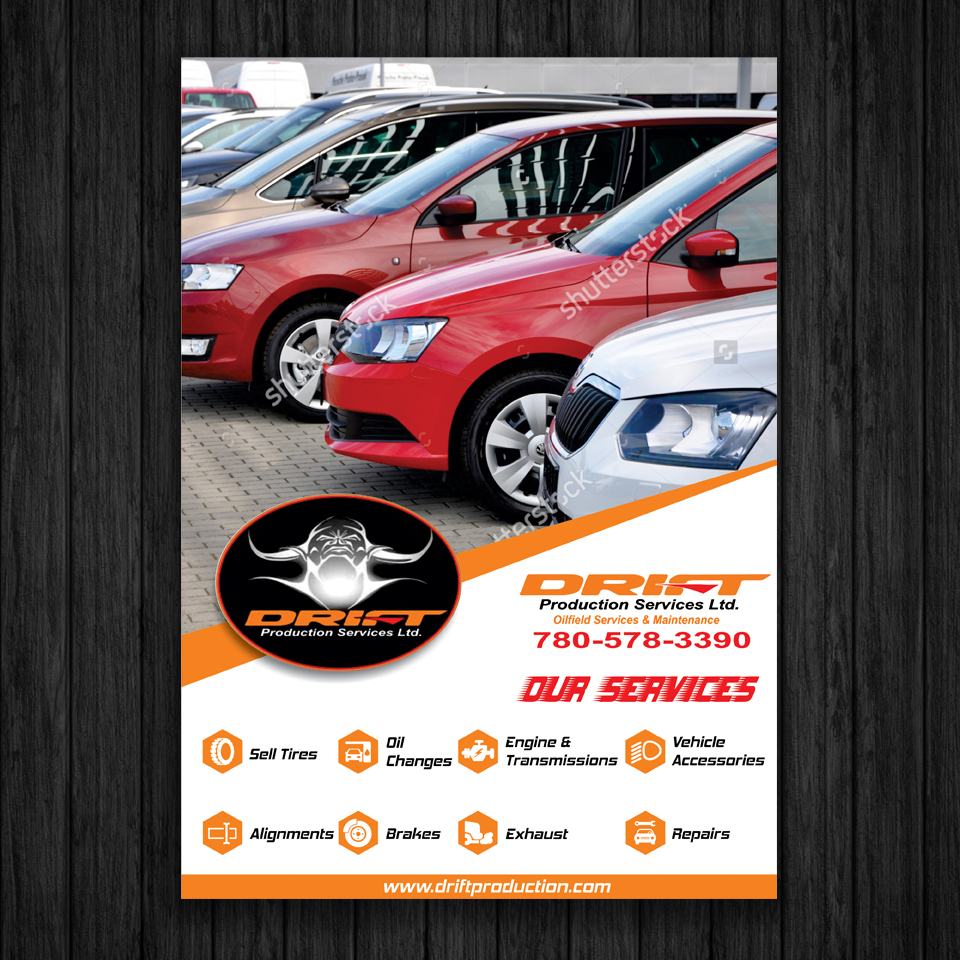 Flyer Design by ecorokerz for drift production services | Design #8408955