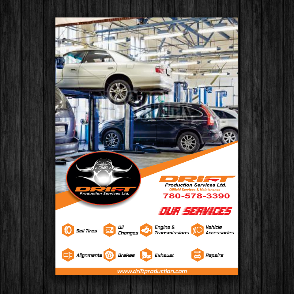 Flyer Design by ecorokerz for drift production services | Design #8408986