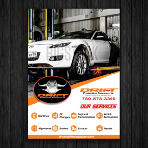 Flyer Design by ecorokerz for drift production services | Design: #8409009