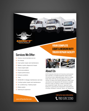 Flyer Design by pivotaldesign.biz for drift production services | Design: #8411381