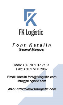 Business Card Design by CreativeCorner for FK Logistic Hungary Kft | Design: #8427954