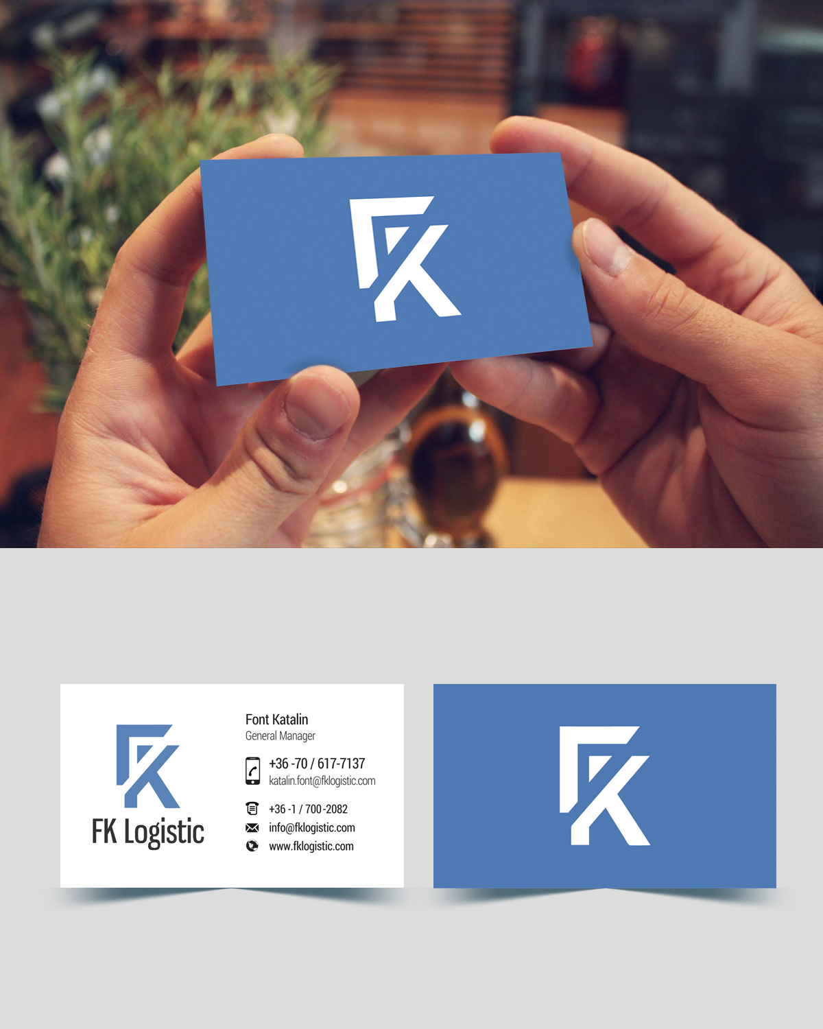 Business Card Design by Habeeb Muhammad for FK Logistic Hungary Kft | Design #8405535