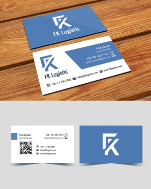 Business Card Design by Habeeb Muhammad for FK Logistic Hungary Kft | Design: #8405536