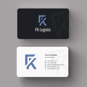 Business Card Design by INDIAN_Ashok for FK Logistic Hungary Kft | Design: #8393454