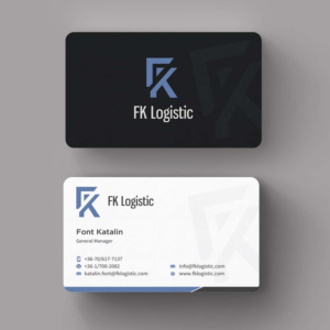 Business Card Design by INDIAN_Ashok for FK Logistic Hungary Kft | Design: #8393455