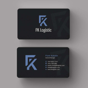 Business Card Design by INDIAN_Ashok for FK Logistic Hungary Kft | Design: #8393460