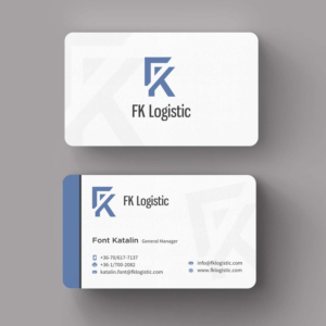 Business Card Design by INDIAN_Ashok for FK Logistic Hungary Kft | Design: #8393463