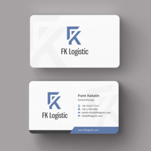 Business Card Design by INDIAN_Ashok for FK Logistic Hungary Kft | Design: #8393465