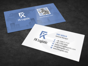 Visitenkarten-Design von Achiver für FK Logistic Hungary Kft | Design: #8401050
