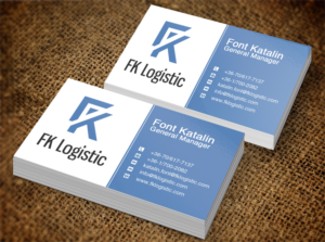 Visitenkarten-Design von Lanka Ama für FK Logistic Hungary Kft | Design: #8396794