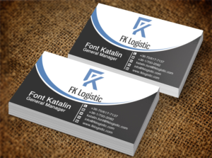 Visitenkarten-Design von Lanka Ama für FK Logistic Hungary Kft | Design: #8396803