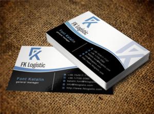 Business Card Design by Lanka Ama for FK Logistic Hungary Kft | Design: #8396815