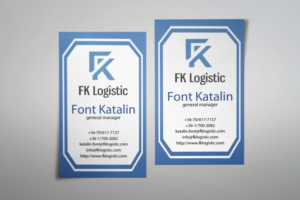 Business Card Design by Lanka Ama for FK Logistic Hungary Kft | Design: #8396828