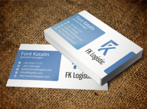 Business Card Design by Lanka Ama for FK Logistic Hungary Kft | Design: #8396829