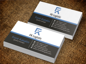 Business Card Design by Lanka Ama for FK Logistic Hungary Kft | Design: #8396836