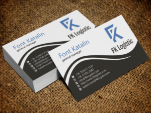 Business Card Design by Lanka Ama for FK Logistic Hungary Kft | Design: #8396838