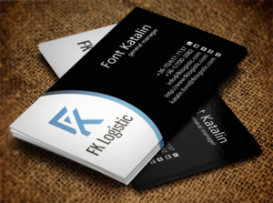Business Card Design by Lanka Ama for FK Logistic Hungary Kft | Design: #8396840