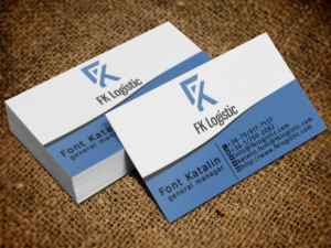 Business Card Design by Lanka Ama for FK Logistic Hungary Kft | Design: #8396842