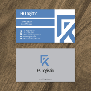 FK Logistic businesscard project | Diseño de Tarjeta de Presentación por Dezero