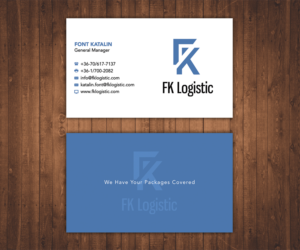 Business Card Design by Stylez Designz for FK Logistic Hungary Kft | Design: #8439839