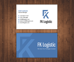 Business Card Design by Stylez Designz for FK Logistic Hungary Kft | Design: #8440163