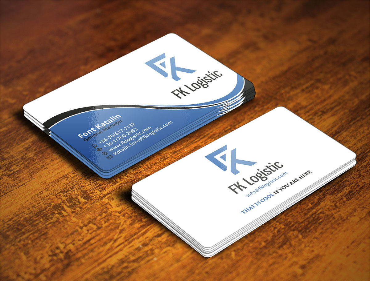 Business Card Design by Verified artistry (Design garden) for FK Logistic Hungary Kft | Design #8407984