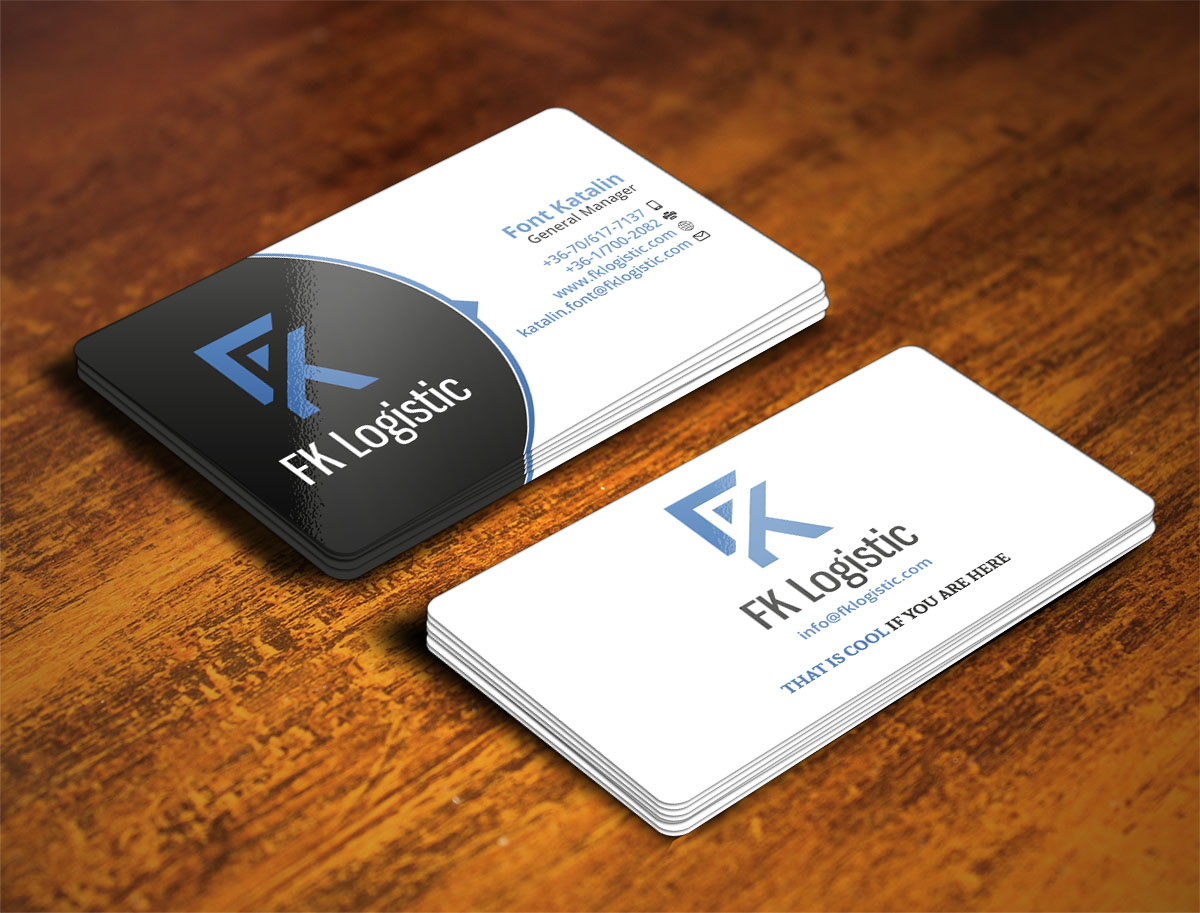 Business Card Design by Verified artistry (Design garden) for FK Logistic Hungary Kft | Design #8407990
