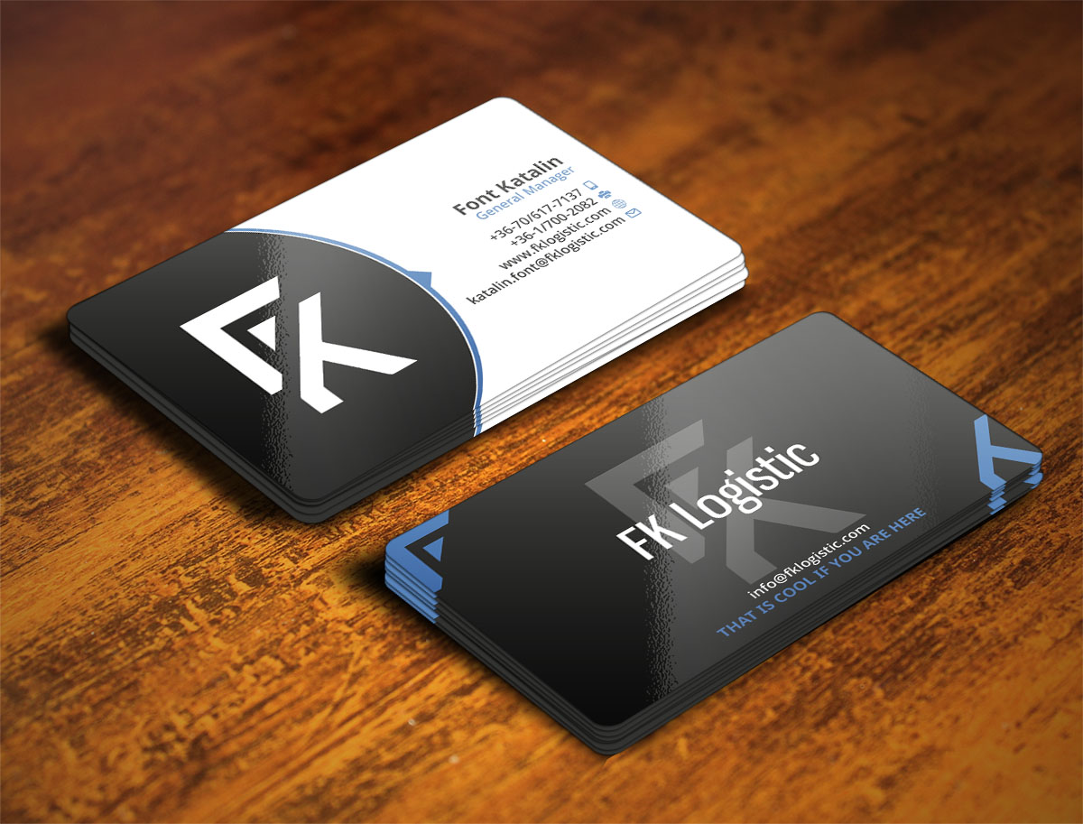 Business Card Design by Verified artistry (Design garden) for FK Logistic Hungary Kft | Design #8407993