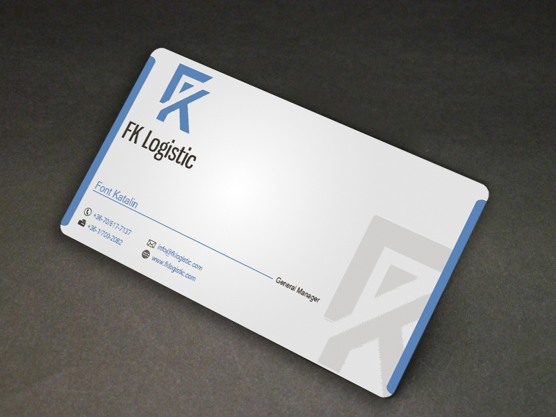 Design de Carte de Visite par EWS Webs pour FK Logistic Hungary Kft | Design #8413882
