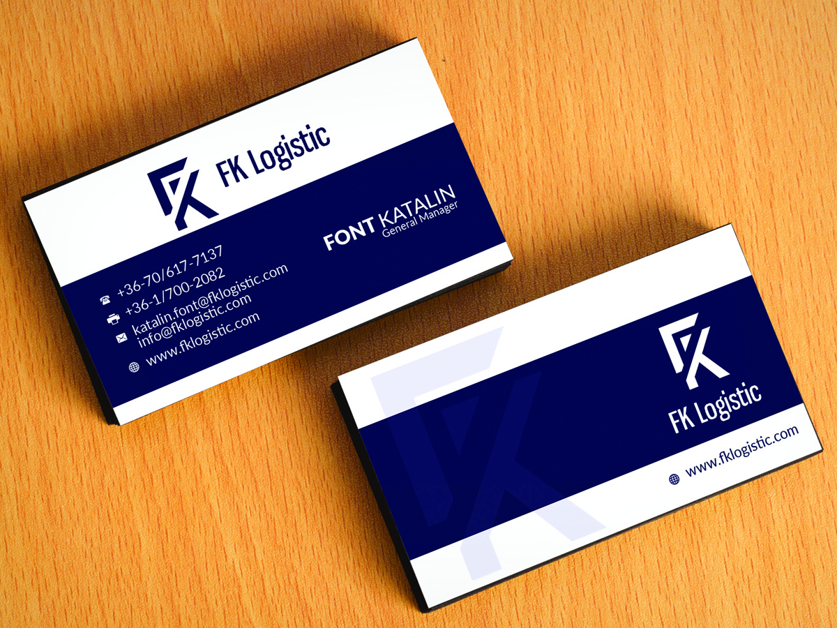 Business Card Design by King USA for FK Logistic Hungary Kft | Design #8419171