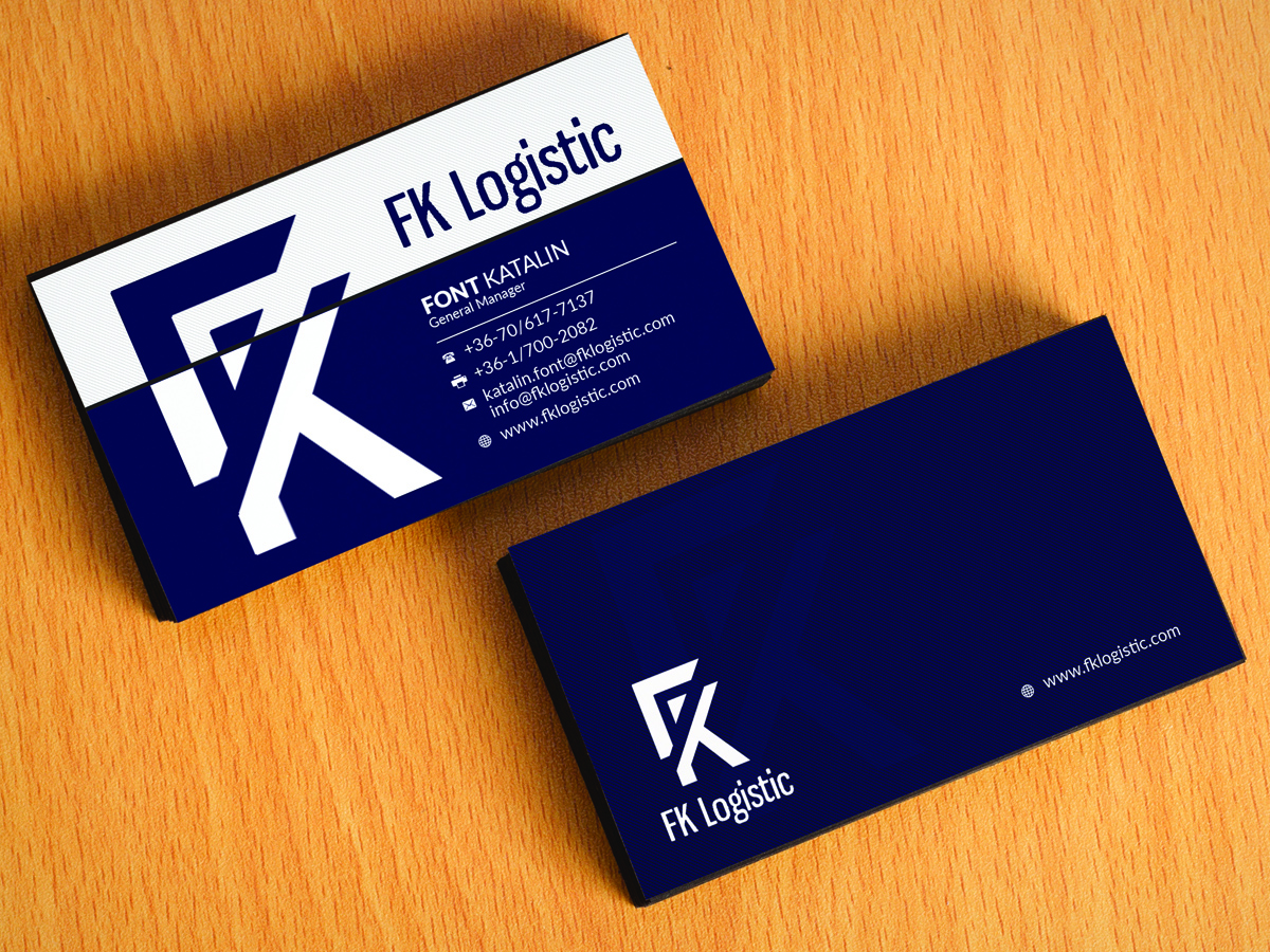 Business Card Design by King USA for FK Logistic Hungary Kft | Design #8419172