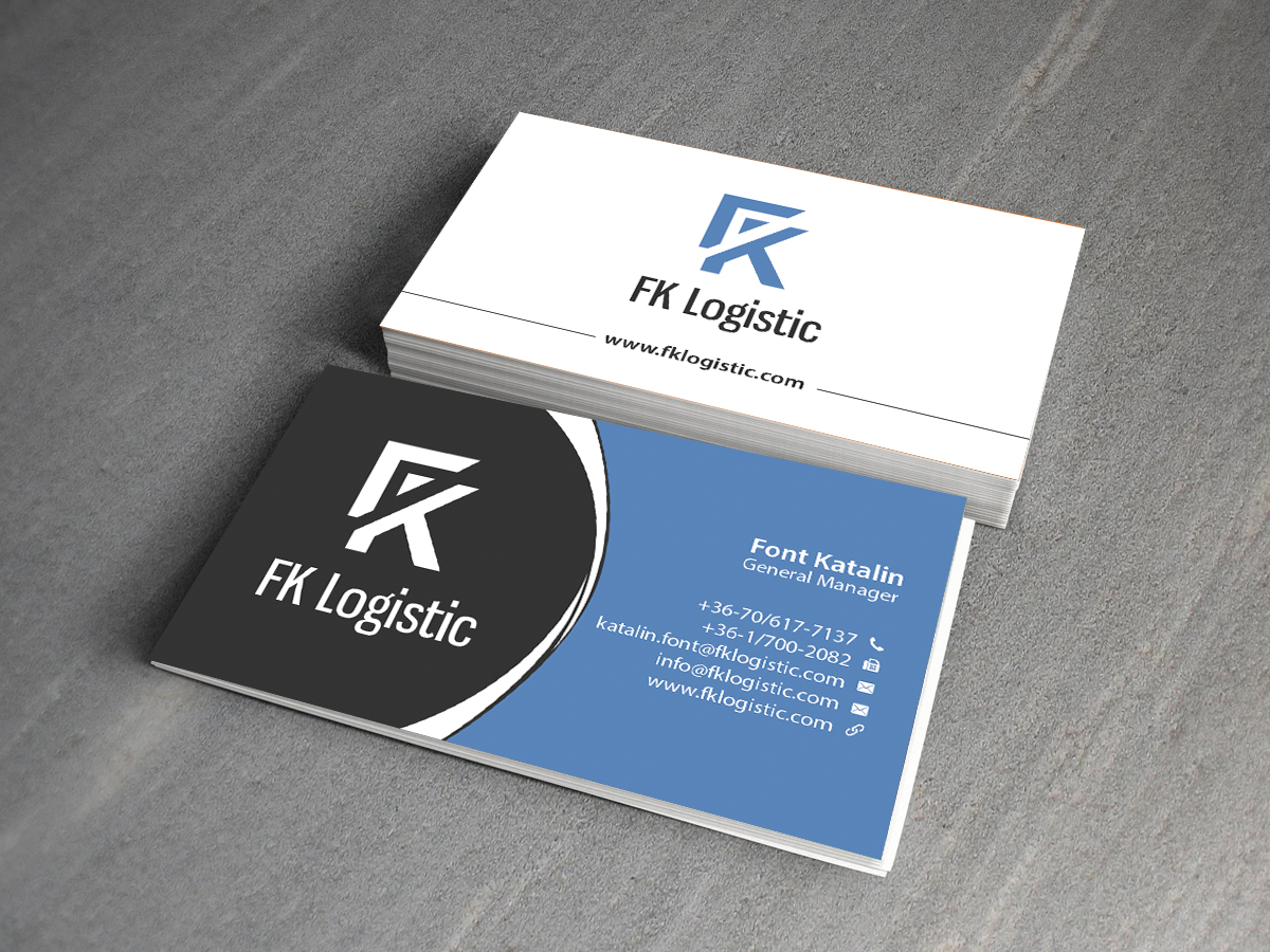 Business Card Design by Creations Box 2015 for FK Logistic Hungary Kft | Design #8404278