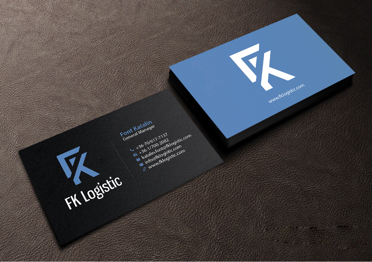 Business Card Design by Creations Box 2015 for FK Logistic Hungary Kft | Design #8404282