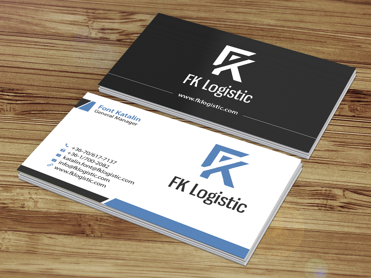 Business Card Design by Creations Box 2015 for FK Logistic Hungary Kft | Design #8404283
