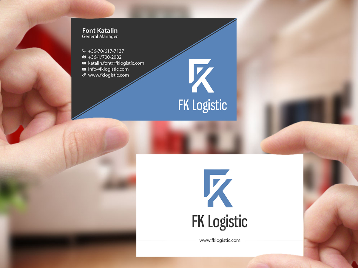 Business Card Design by Creations Box 2015 for FK Logistic Hungary Kft | Design #8404286