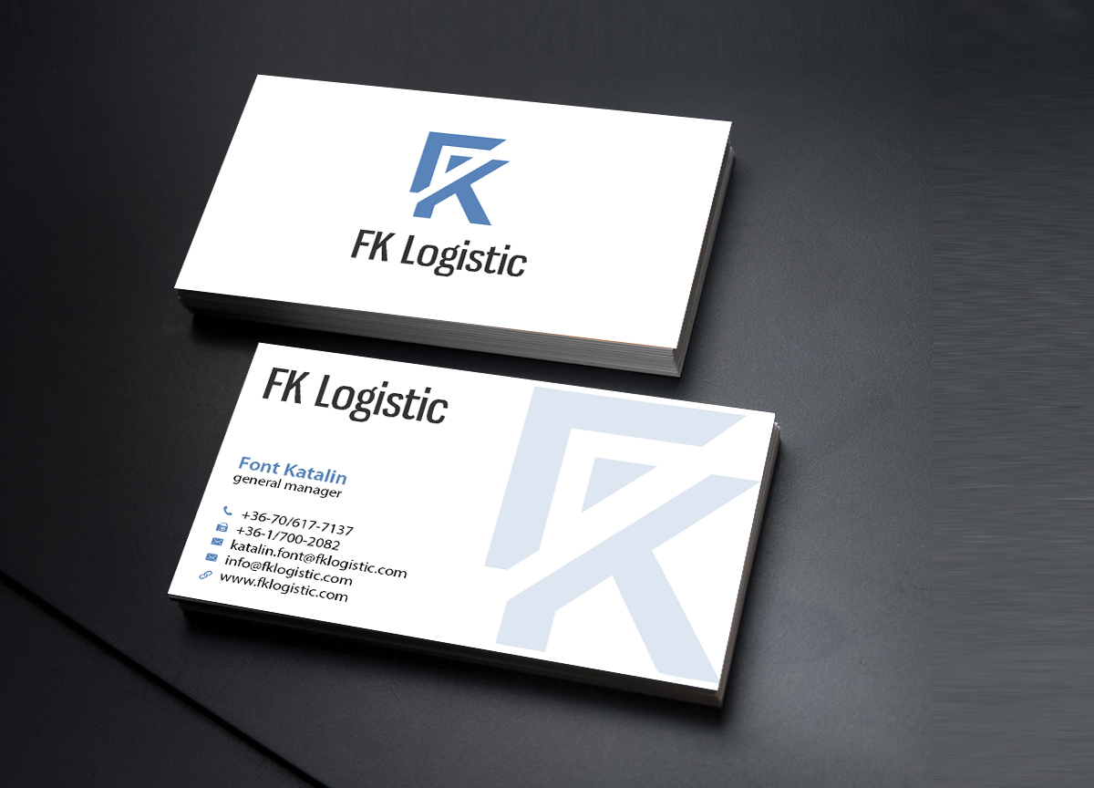 Business Card Design by Creations Box 2015 for FK Logistic Hungary Kft | Design #8404296