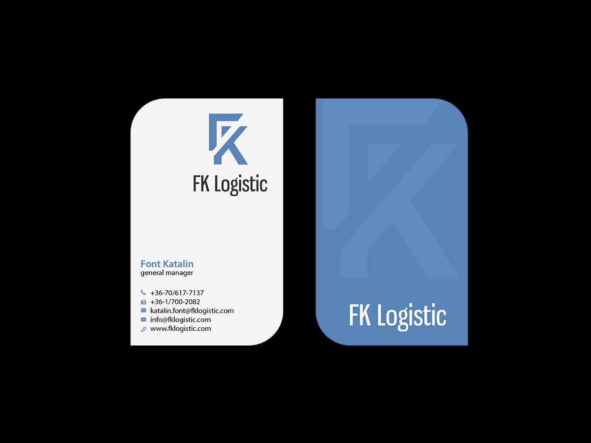 Business Card Design by Creations Box 2015 for FK Logistic Hungary Kft | Design #8404298
