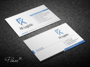 FK Logistic businesscard project | Diseño de Tarjeta de Presentación por OxonoArt