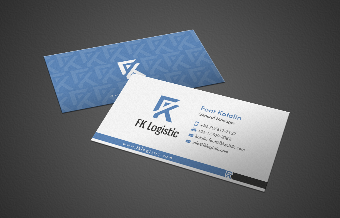 Business Card Design by chandrayaan.creative for FK Logistic Hungary Kft | Design #8403891