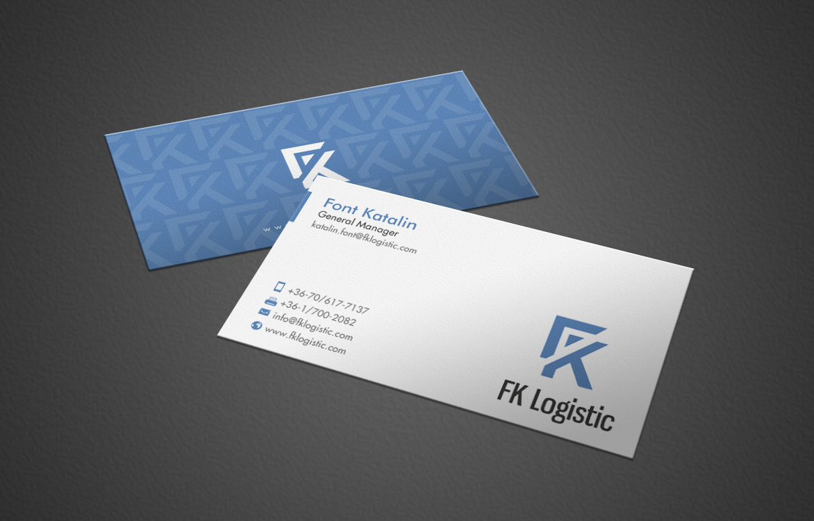 Business Card Design by chandrayaan.creative for FK Logistic Hungary Kft | Design #8403904