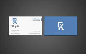 Business Card Design by chandrayaan.creative for FK Logistic Hungary Kft | Design: #8403906